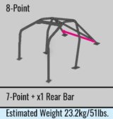 Cusco Steel Roll Cage 6 Point 4 Passenger Through Dash 2015 Subaru WRX / STI (S/O / No Cancel) thumbnail 5