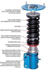 Cusco Coilovers Street Zero (Pillowball Mount) 2015 Mazda Miata (ND5RC) *JDM Model Only* thumbnail 1