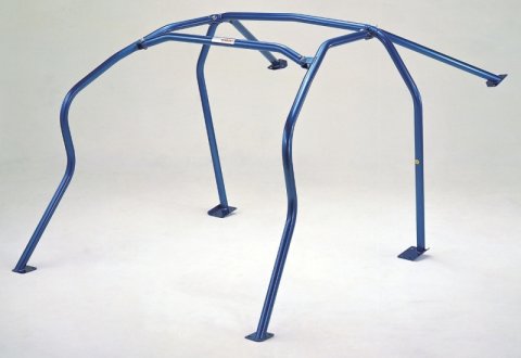 Cusco 2 Passenger 6Pt Chromoly Dash Escape Roll Cage 93-00 Subaru Impreza WRX Coupe w/o Sunroof thumbnail 2