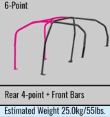 Cusco Roll Cage 6pt Chromoly Dash Through 4 Passenger 96-98 Mitsubishi EVO IV (S/O / No Cancel) thumbnail 4