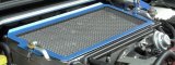 Cusco 04-07 Impreza WRX STi Turbo (GD - EJ20/25T) Aluminum Intercooler Protection Grill Kit - Blue thumbnail 2