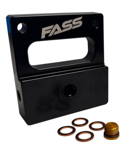 FASS Fuel Systems 03-09 Cummins Fuel Filter Housing Delete Kit thumbnail 2