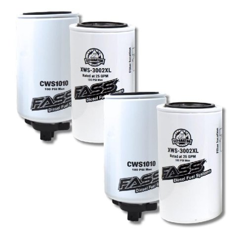 FASS Drop-In Fleet Filter Pack Contains (2) XWS3002XL & (2) CWS1010 thumbnail 1
