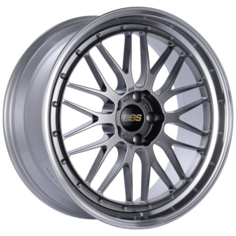 BBS LM 21x9 5x112 ET22 Diamond Black Center / Diamond Cut Lip Wheel -82mm PFS/Clip Required thumbnail 3