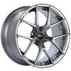 BBS RI-S 20x8.5 5x112 ET22 Diamond Silver Center / Diamond Cut Lip Wheel -82mm PFS/Clip Required thumbnail 2
