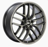 BBS CC-R 19x8 5x120 ET45 Satin Platinum Polished Rim Protector Wheel -82mm PFS/Clip Required thumbnail 3