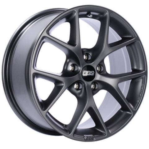 BBS SR 18x8 5x100 ET36 Satin Grey Wheel -70mm PFS/Clip Required
