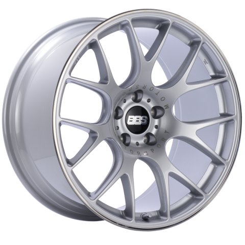 BBS CH-R 20x10.5 5x120 ET24 Brilliant Silver Polished Rim Protector Wheel -82mm PFS/Clip Required thumbnail 1
