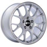 BBS CH-R 19x8.5 5x112 ET32 Brilliant Silver Polished Rim Protector Wheel -82mm PFS/Clip Required thumbnail 1