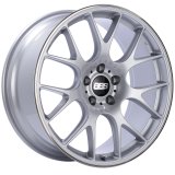 BBS CH-R 20x9 5x120 ET24 Brilliant Silver Polished Rim Protector Wheel -82mm PFS/Clip Required thumbnail 1