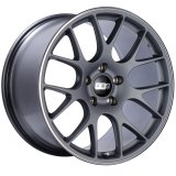 BBS CH-R 20x11.5 5x130 ET65 CB71.6 Satin Titanium Polished Rim Protector Wheel thumbnail 1