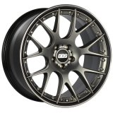 BBS CH-RII 21x10.5 5x120 ET35 Satin Platinum Center Black Lip SS Rim Prot Wheel -82mm PFS/Clip Req thumbnail 1