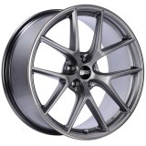BBS CI-R 20x9.5 5x120 ET40 Platinum Silver Polished Rim Protector Wheel -82mm PFS/Clip Required thumbnail 1