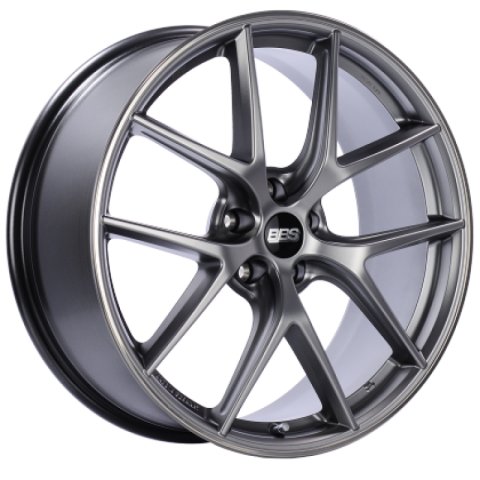 BBS CI-R 19x8.5 5x112 ET32 Platinum Silver Polished Rim Protector Wheel -82mm PFS/Clip Required thumbnail 3