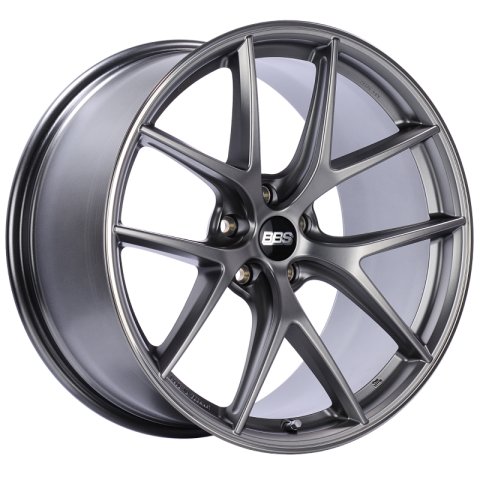 BBS CI-R 20x10 5x112 ET25 Platinum Silver Polished Rim Protector Wheel -82mm PFS/Clip Required