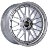 BBS LM 20x8.5 5x120 ET32 Diamond Silver Center Diamond Cut Lip Wheel -82mm PFS/Clip Required thumbnail 1