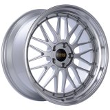 BBS LM 20x10 5x120 ET20 Diamond Silver Center Diamond Cut Lip Wheel -82mm PFS/Clip Required thumbnail 1