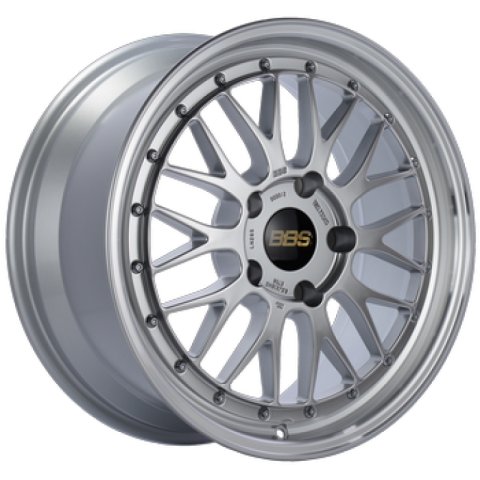 BBS LM 19x10 5x120 ET25 Diamond Silver Center Diamond Cut Lip Wheel -82mm PFS/Clip Required thumbnail 1