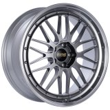BBS LM 21x9 5x120 ET32 Diamond Black Center Diamond Cut Lip Wheel -82mm PFS/Clip Required thumbnail 3