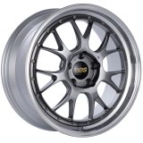 BBS LM-R 19x8.5 5x120 ET32 Diamond Black Center Diamond Cut Lip Wheel -82mm PFS/Clip Required thumbnail 1