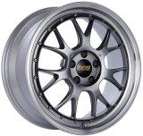 BBS LM-R 19x8.5 5x112 ET38 Diamond Black Center Diamond Cut Lip Wheel -82mm PFS/Clip Required thumbnail 3