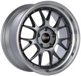 BBS LM-R 19x9.5 5x112 ET38 Diamond Black Center Diamond Cut Lip Wheel -82mm PFS/Clip Required thumbnail 2