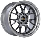 BBS LM-R 20x9 5x120 ET8 Diamond Black Center Diamond Cut Lip Wheel -82mm PFS/Clip Required thumbnail 3