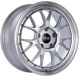 BBS LM-R 19x8.5 5x130 ET55 CB71.6 Diamond Silver Center Diamond Cut Lip Wheel thumbnail 1