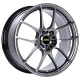 BBS RF 18x8 5x114.3 ET43 Diamond Black Wheel -82mm PFS/Clip Required thumbnail 1