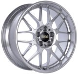 BBS RG-R 19x8.5 5x114.3 ET18 Sport Silver Polished Lip Wheel -82mm PFS/Clip Required thumbnail 1