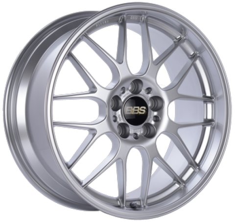BBS RG-R 19x8.5 5x114.3 ET18 Sport Silver Polished Lip Wheel -82mm PFS/Clip Required