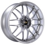 BBS RS-GT 20x8.5 5x120 ET15 Diamond Silver Center Diamond Cut Lip Wheel -82mm PFS/Clip Required thumbnail 1