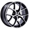 BBS SR 18x8 5x120 ET44 Satin Black Diamond Cut Face Wheel -82mm PFS/Clip Required thumbnail 2