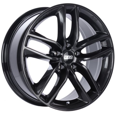 BBS SX 19x8.5 5x114.3 ET45 Crystal Black Wheel -82mm PFS/Clip Required thumbnail 1