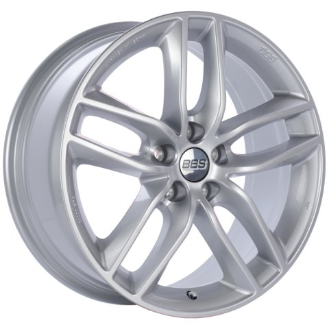 BBS SX 17x7.5 5x120 ET43 CB72.5 Sport Silver Wheel thumbnail 1