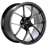 BBS RI-D 20x8.5 5x112 ET41 Diamond Black Wheel -82mm PFS/Clip Required thumbnail 3