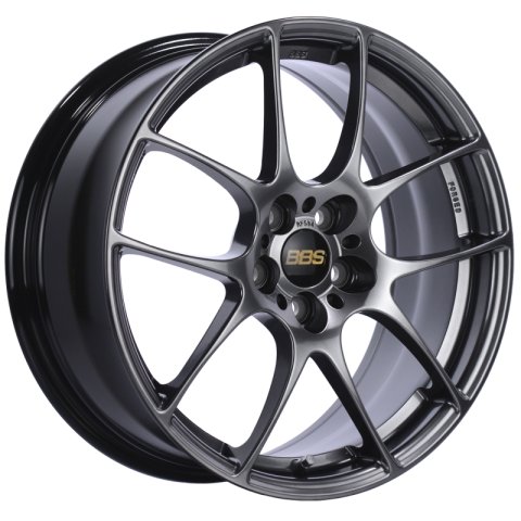 BBS RF 17x7.5 5x100 ET48 Diamond Black Wheel -70mm PFS/Clip Required thumbnail 1
