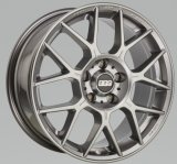 BBS XR 18x8 5x120 30mm Offset 82mm Bore PFS/Clip Req Gloss Platinum Wheel thumbnail 4