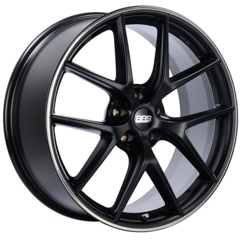 BBS CI-R 19x9 5x120 ET44 Satin Black Rim Protector Wheel -82mm PFS/Clip Required thumbnail 3