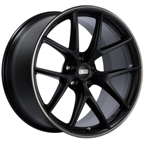 BBS CI-R 19x9 5x120 ET44 Satin Black Rim Protector Wheel -82mm PFS/Clip Required thumbnail 4