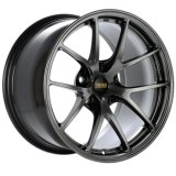 BBS RI-A 18x10.5 5x120 ET22 Diamond Black Wheel -82mm PFS/Clip Required thumbnail 1