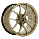 BBS RI-A 18x10.5 5x120 ET22 Gold Wheel -82mm PFS/Clip Required thumbnail 1