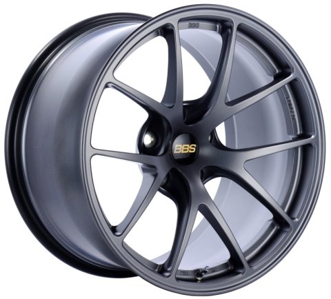 BBS RI-A 18x10 5x120 ET25 Matte Graphite Wheel -82mm PFS/Clip Required thumbnail 3