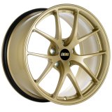 BBS RI-A 18x9.5 5x114.3 ET22 Gold Wheel -82mm PFS/Clip Required thumbnail 3