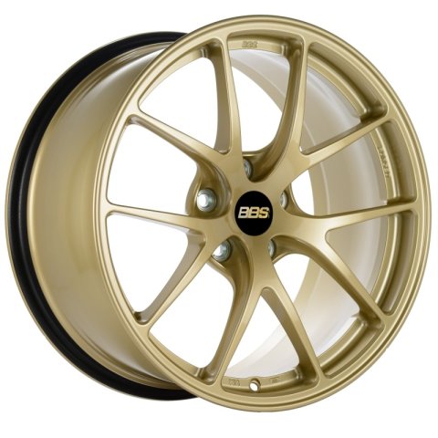 BBS RI-A 18x8.5 5x114.3 ET35 Gold Wheel -82mm PFS/Clip Required thumbnail 3
