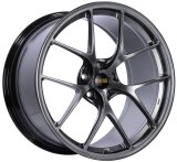 BBS RI-D 20x10 5x112 ET19 Diamond Black Wheel -82mm PFS/Clip Required thumbnail 4