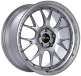 BBS LM-R 19x8.5 5x114.3 ET25 Diamond Silver Center Diamond Cut Lip Wheel - 82mm PFS Required thumbnail 1