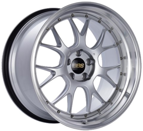 BBS LM-R 19x9.5 5x114.3 ET25 Diamond Silver Center Diamond Cut Lip Wheel - 82mm PFS Required thumbnail 3
