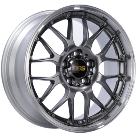 BBS RS-GT 18x9 5x120 ET45 / 72.5 CB Diamond Black Center Diamond Cut Lip Wheel thumbnail 3