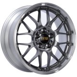 BBS RS-GT 19x8 5x114.3 ET45 Diamond Black Center Diamond Cut Lip Wheel - 82mm PFS Required thumbnail 3